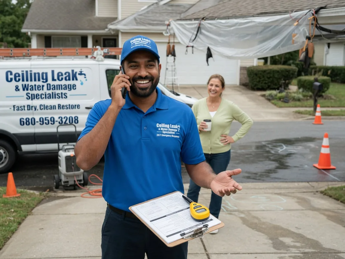 Ceiling Leak Cleanup Booker, TX FAQs